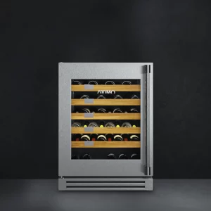 ADEGA SINGLE ZONE ATTIMO 51 GARRAFAS BUILT-IN INOX